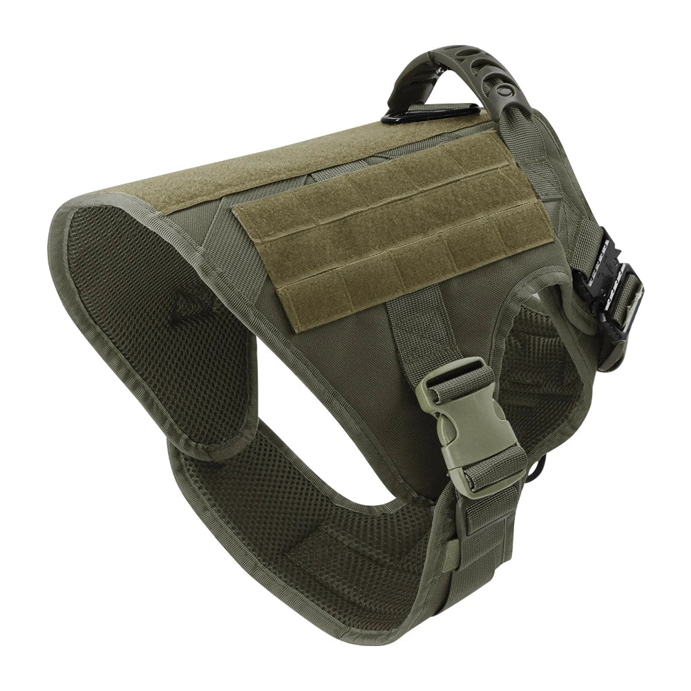 2-Piece Big Dog Harness & Lead Set – Heavy Duty Tactical No Pull